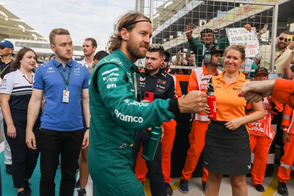 Vettel le dijo adiós a la F1 el 20 de noviembre de 2022 en Abu Dhabi representando a Aston Martin. (Foto: IMAGO).