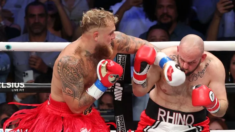 Jake Paul (27) viene de vencer por KO Técnico en el primer asalto a Bourland.