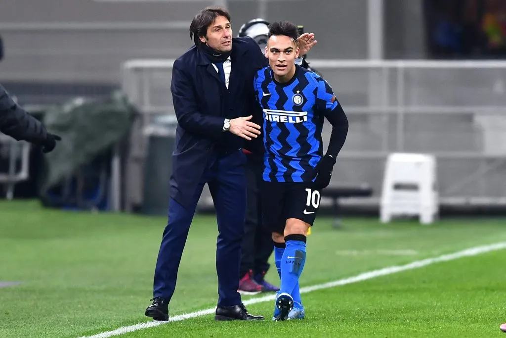 Conte fue uno de los grandes mentores de Lautaro Martínez en Europa.
