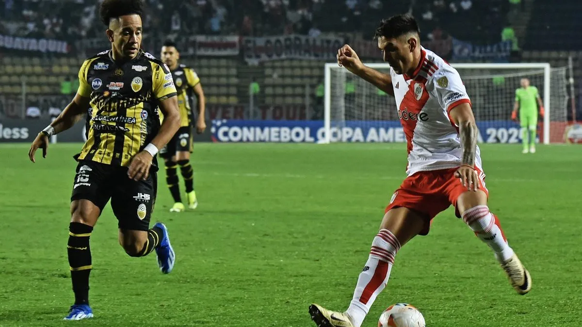 Enzo Díaz en acción. (Foto: CONMEBOL)