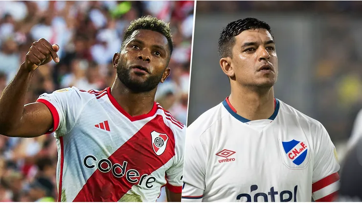 River y Nacional se enfrentarán por Libertadores.