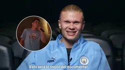 Julián Álvarez cantó 'Despacito' e hizo reir a Haaland