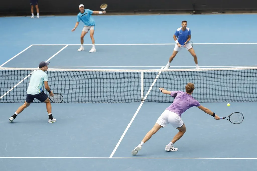 Horacio Zeballos y Marcel Granolliers. (Foto: IMAGO).