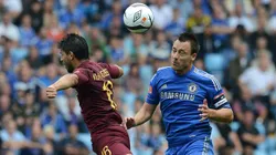 John Terry durante un partido de Chelsea.