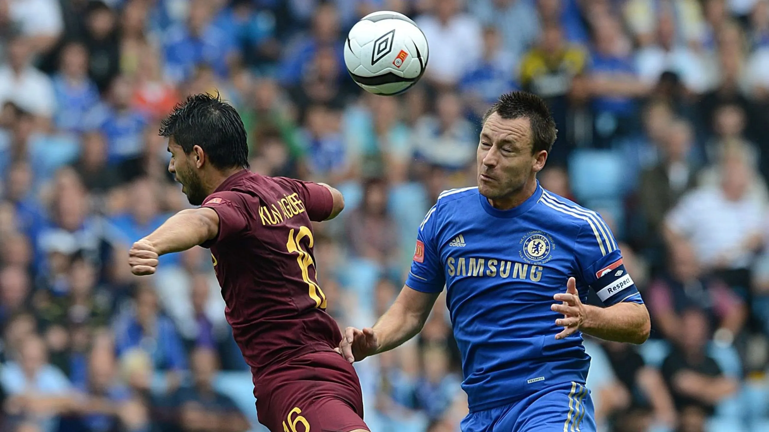 Terry recordó al Kun Agüero como un delantero muy difícil de enfrentar.