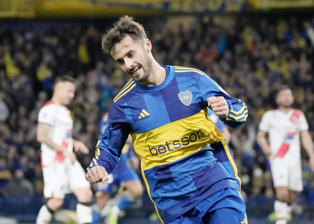 Marcelo Saracchi también dijo presente en el marcador. (Foto: Prensa Boca)