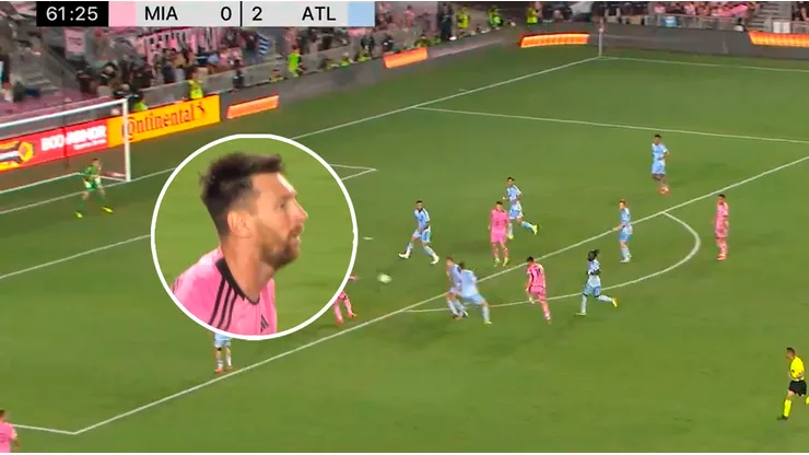 El golazo de Messi contra Atlanta United.