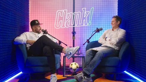 Wanchope Ábila junto a Juan Pablo Varsky en Clank!