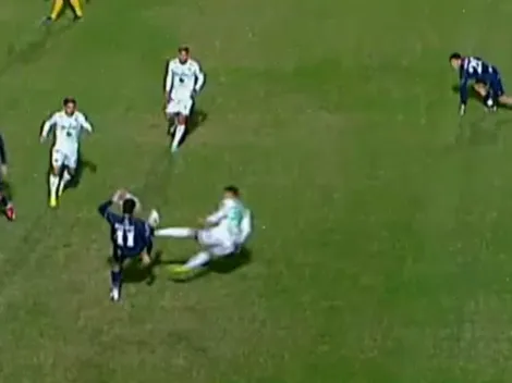 VIDEO: la demencial patada por la que expulsaron a Nahuel Gallardo en Sarmiento