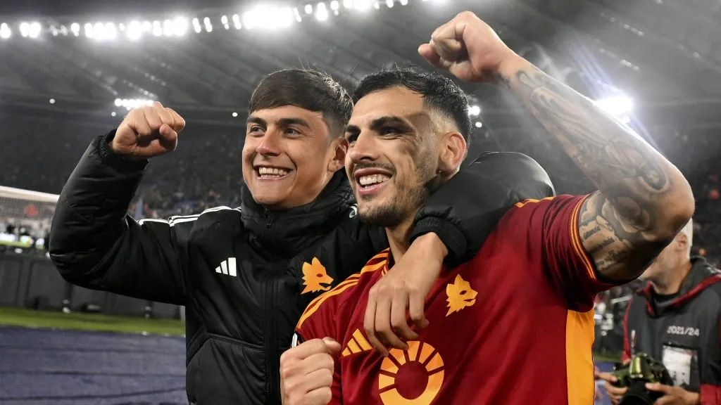 Dybala y Paredes en Roma.