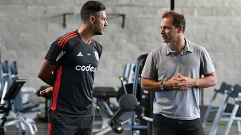 Martín Demichelis, muy cuestionado tras otra derrota.