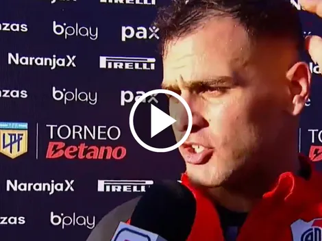 Las excusas de González Pírez por la derrota de River: "El pasto estaba seco"