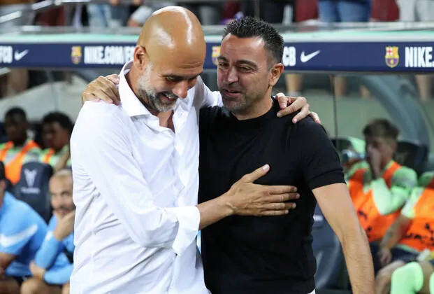 Guardiola lamentó la destitución de Xavi como DT del Barcelona.