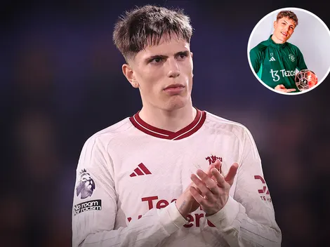 El premio que ganó Alejandro Garnacho en Inglaterra antes de la Copa América