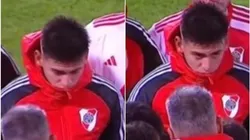 Echeverri reaccionó ante la arenga de Demichelis.