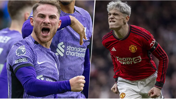 Garnacho y Alexis Mac Allister, nominados al gol de la temporada en la Premier League