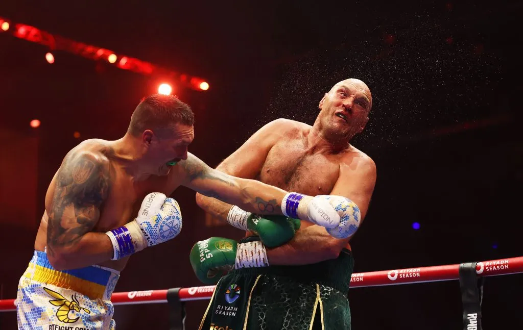 Usyk tuvo a Tyson Fury al borde del nocaut.