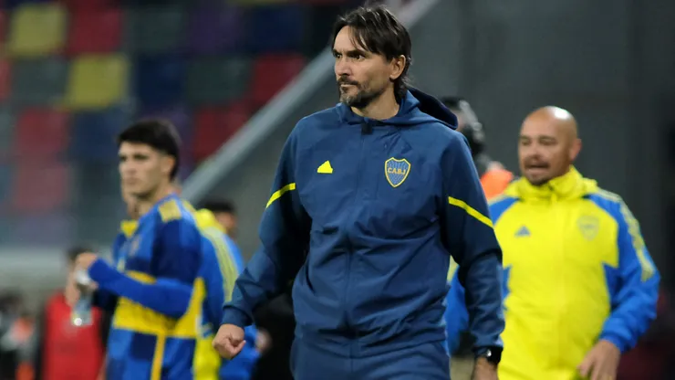 Diego Martínez, el DT de Boca.