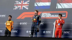 El podio del Gran Premio de Imola.