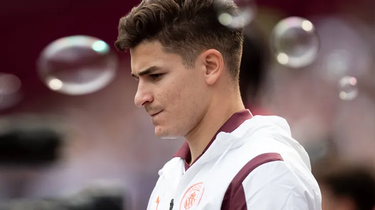 Julián Álvarez, suplente en el Manchester CIty