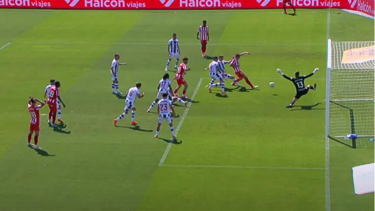 A Carlos Izquierdoz le anularon un gol en el Leganés vs. Gijón y explotó contra el VAR.