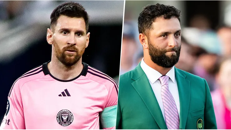 Jon Rahm integra el podio junto a Lionel Messi y Cristiano Ronaldo.