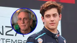 Franco Colapinto y un homenaje al Flaco Traverso.