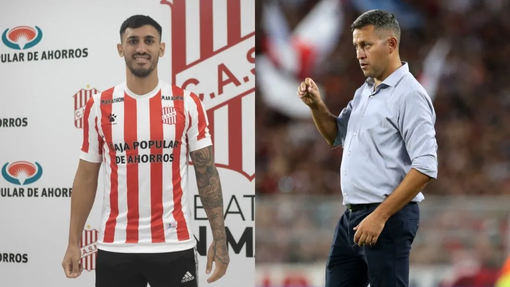 Iván Zafarana y Diego Flores (San Martín de Tucumán oficial – Getty Images).