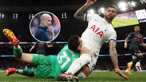 El golpe entre Ederson y Cuti Romero pone en problemas a Guardiola