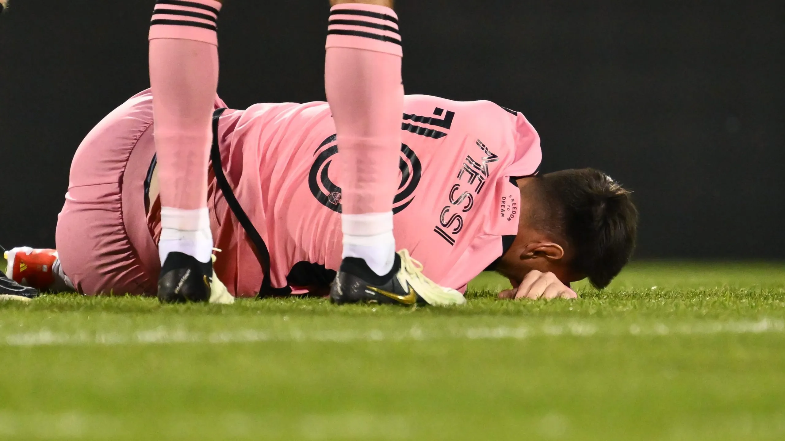 Lionel Messi sufrió un golpe en el partido que disputó en Montreal con el Inter Miami el sábado 11 de mayo.