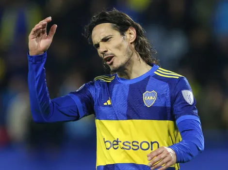 El mensaje de Edinson Cavani en plena madrugada tras el empate de Boca ante Fortaleza