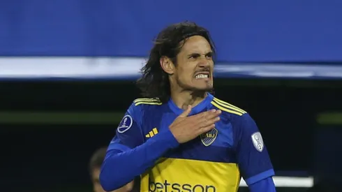 Cavani volvió a marcar para Boca.