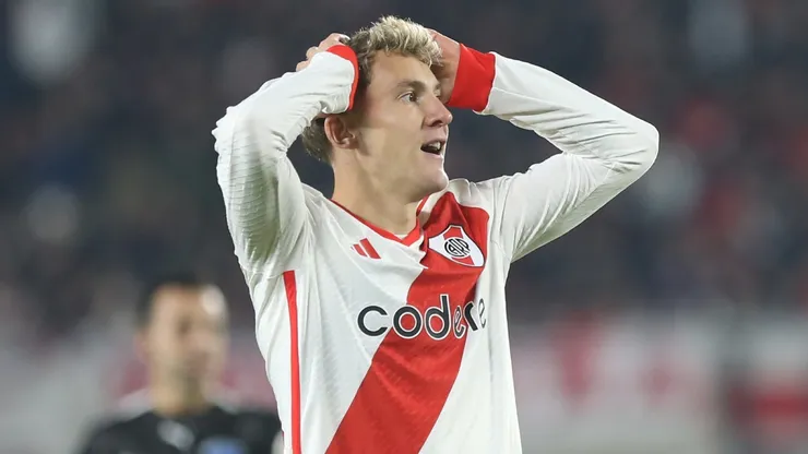 Facundo Colidio, uno de los delanteros de River Plate.
