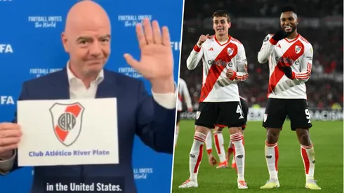 Gianni Infantino felicitó a River por su clasificación a la Copa Mundial de Clubes de la FIFA de Estados Unidos 2025.