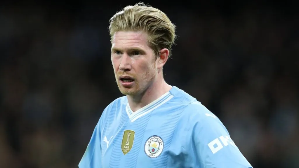 Kevin de Bruyne, mediocampista belga de Manchester City.