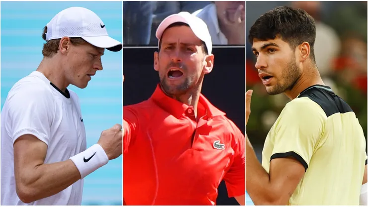 Sinner - Nole - Alcaraz