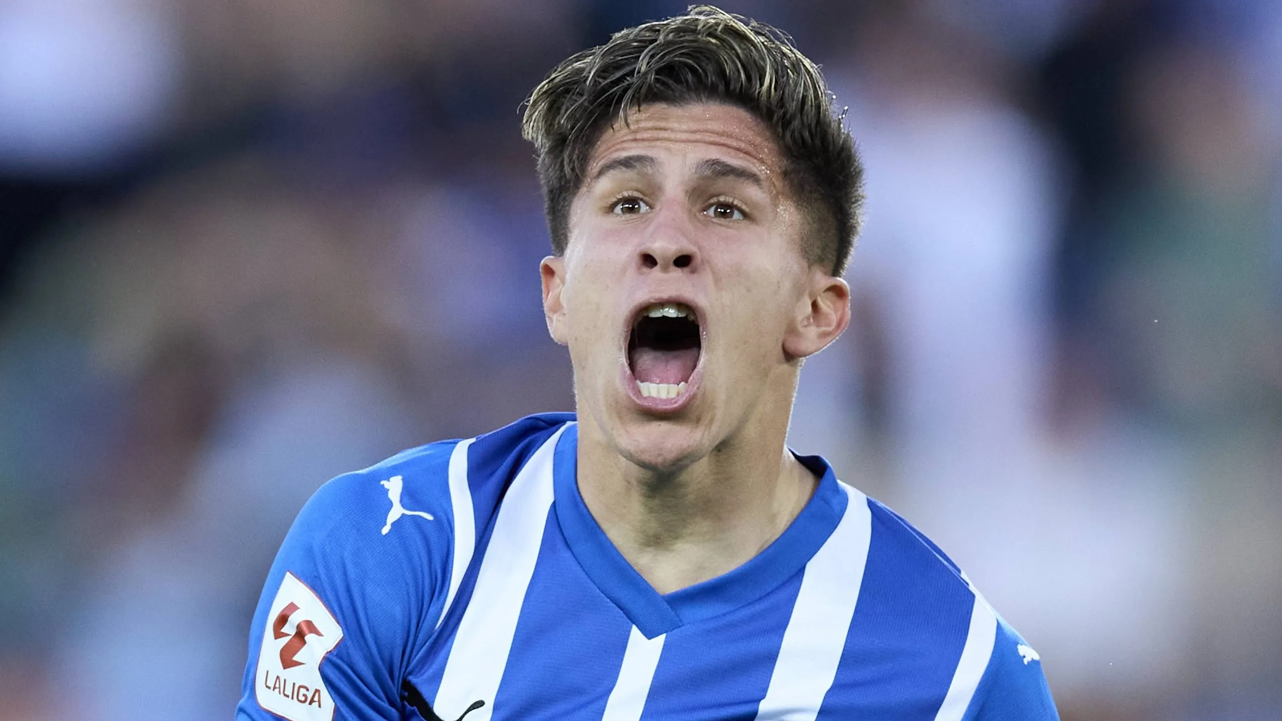 Giuliano Simeone, tras su lesión, ya suma 14 partidos en el Alavés en esta temporada.