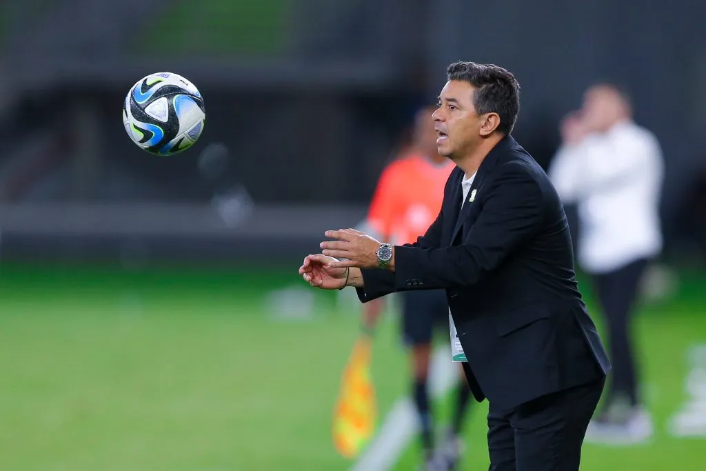 Gallardo al frente de Al-Ittihad. (Foto: Getty)