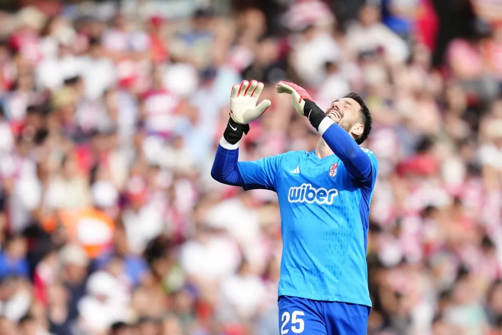 Augusto Batalla tras el descenso de Granada. (Foto: IMAGO).