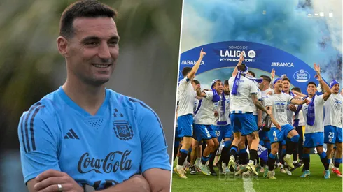 Deportivo La Coruña, club que Lionel Scaloni dijo que quiere dirigir, ascendió a la segunda división de España.