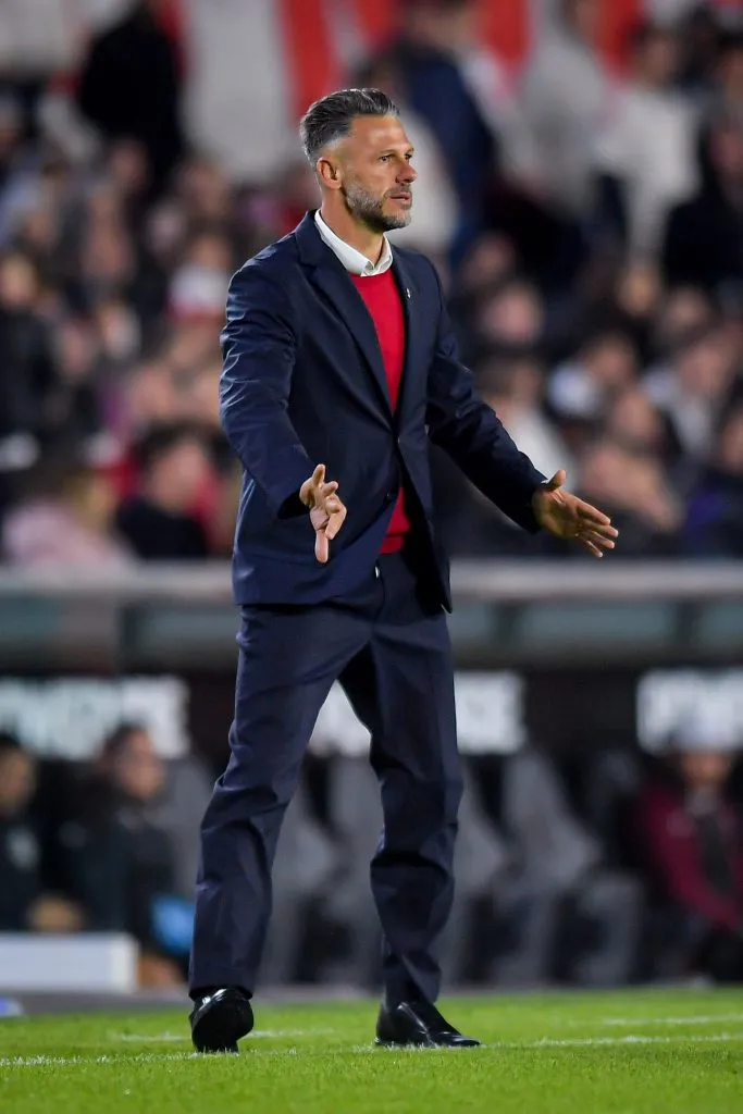 Martín Demichelis en el partido ante Central Córdoba. (Foto: Getty).