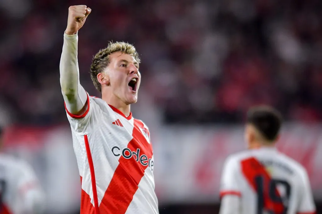 Facundo Colidio fue la figura de River ante Central Córdoba. (Foto: Getty).
