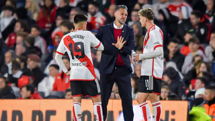 Los hinchas de River pidieron que Sant'Anna "no salga más"