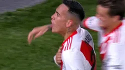 VIDEO | El desafiante gesto de Barco a la hinchada de River tras hacer un golazo ante Central Córdoba