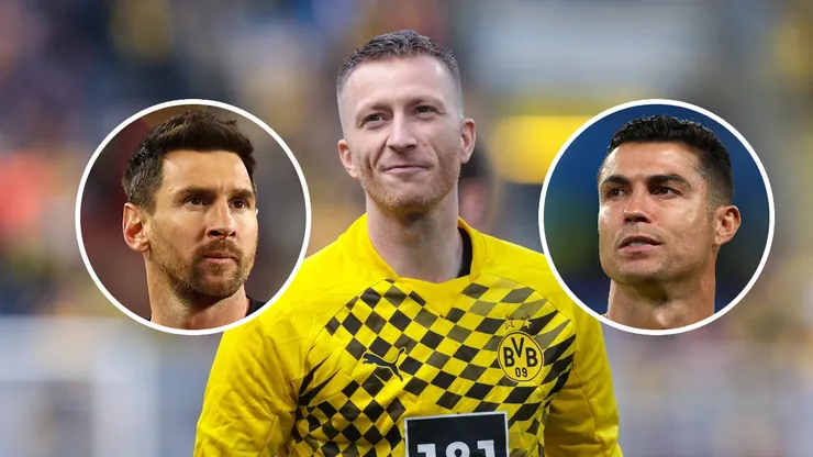 Marco Reus se debate entre jugar con Messi o con Cristiano Ronaldo.