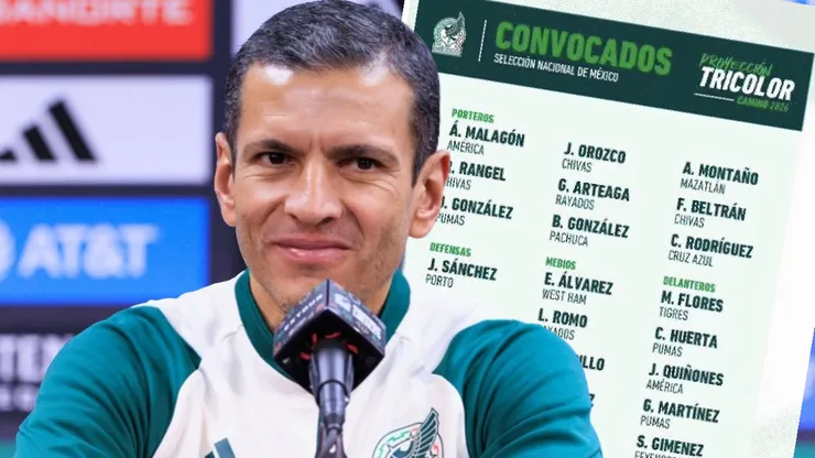 Jaime Lozano dio a conocer la prelista de convocados para la Copa América 2024.