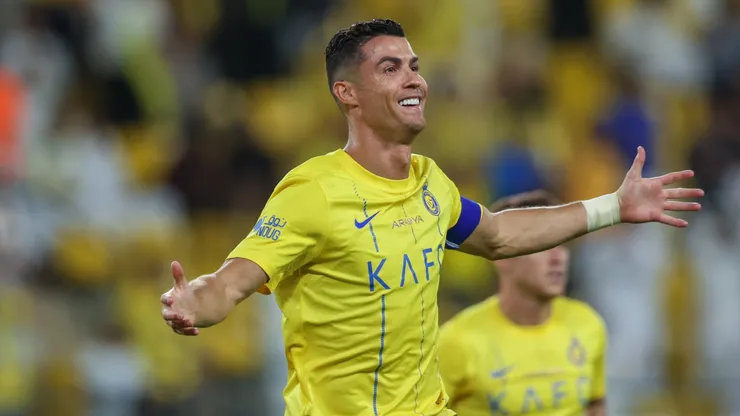 Cristiano Ronaldo y su alegría total por sus goles.