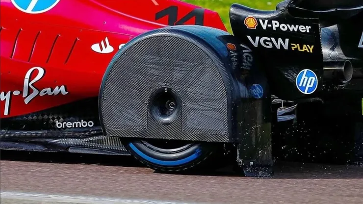 Los tests de Ferrari bajo la lluvia