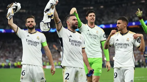 Nacho, Carvajal, Courtois y Ceballos, jugadores de Real Madrid.