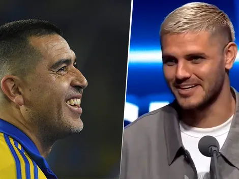 El guiño que Icardi le hizo a Boca en medio de una premiación en Turquía